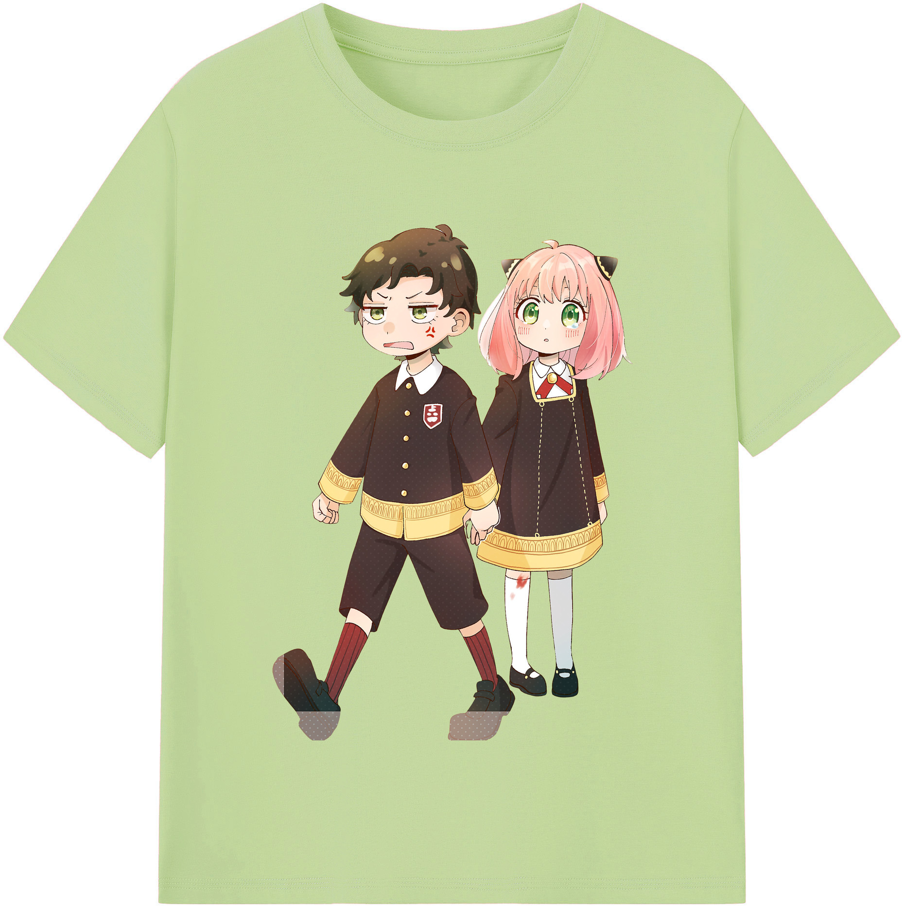 （画像用） SPY×FAMILY间谍家家酒 綿100％半袖Tシャツ（フロントプリント）